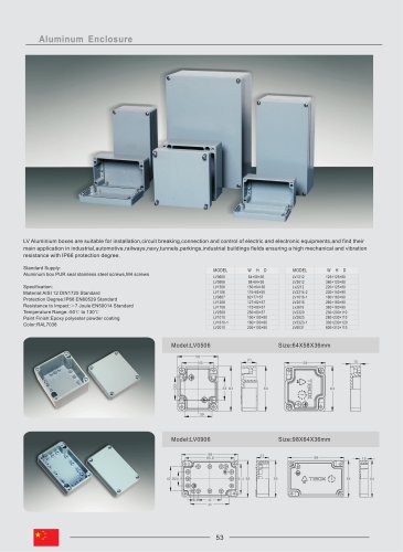 Aluminum box