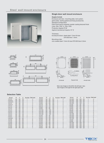 ST wall mount enclosure