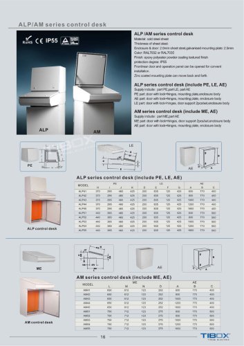 TIBOX-control desk- ALP41 INDUSTRY