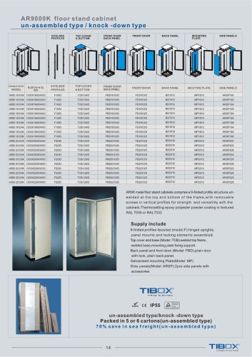 un-assembled type / knock-down type