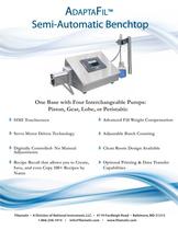 AdaptaFil Semi-Automatic Benchtop