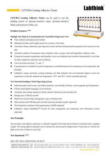 adhesion tester for stickers and tapes adhesion