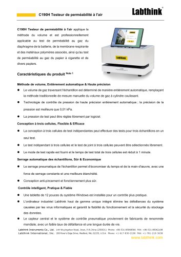 Analyse détaillée de la perméabilité à l'air du diaphragme pour une sécurité améliorée des batteries lithium-ion