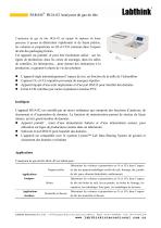 Analyseurs de gaz par échantillonnage - Contrôle de la qualité des emballages sous atmosphère modifiée (MAP) - 1