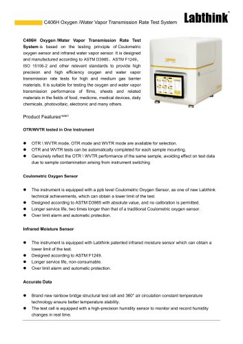 Coffee Bean Packaging Materials Barrier Testing Instrument