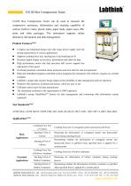 Compression strength testing for carton box