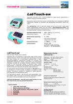 Catalogue 2017 - LabTouch-aw water activity meter