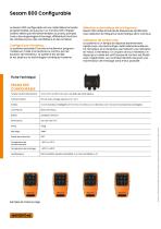 Sesam 800 Configurable data sheet - 2