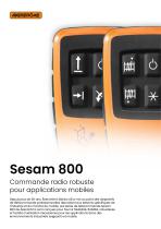 Sesam 800 mobile data sheet