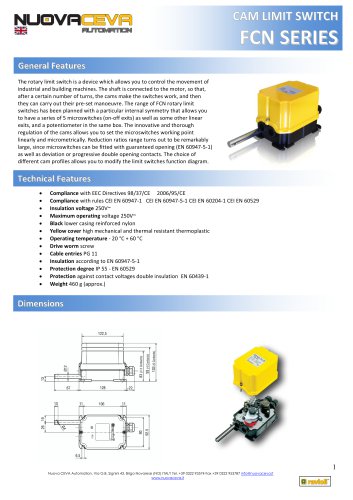 FCN rotary limit switch