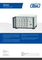 SGA-2 Strain Gauge Amplifier MK2