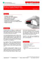 Miniature Fluxgate Magnetometer WFG-110