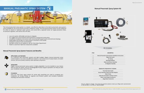 MANUAL PNEUMATIC SPRAY SYSTEM