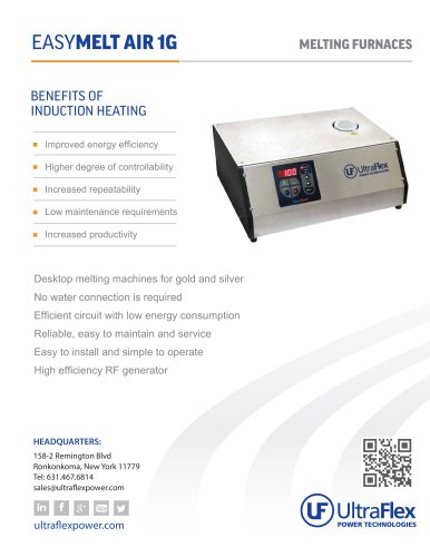 EASY MELT AIR 1G | UltraFlex Power Technologies