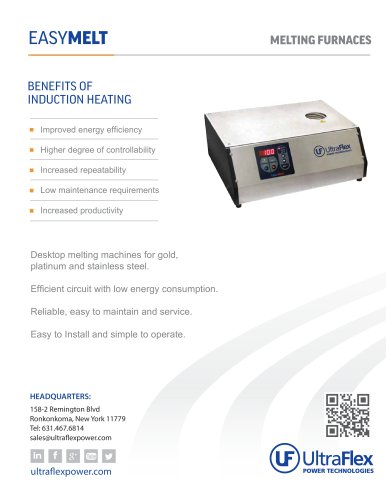 EasyMelt series | UltraFlex Power Technologies