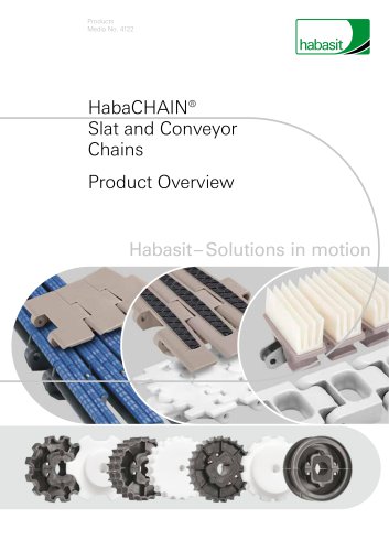 HabaCHAIN® Slat and Conveyor Chains