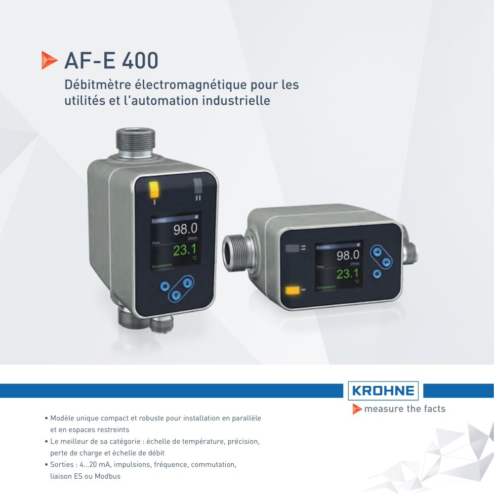 AF-E 400 - KROHNE Messtechnik GmbH