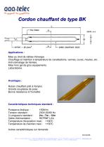 Corddon chauffant de type BK-1