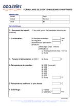 Corddon chauffant de type BK-2