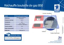 Réchauffe bouteille de gaz B50-2