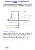 Rubans modulaires autothermostatés type RMB - 1