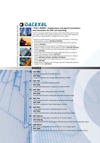 Datexel CATALOGO P.D.S._ING