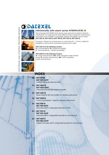 Datexel CATALOGO SMART ATEX SERIES_ING