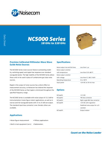 NC5000 Series 18 GHz to 110 GHz