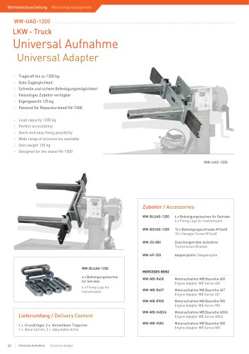 Mercedes Benz Engine Adapters