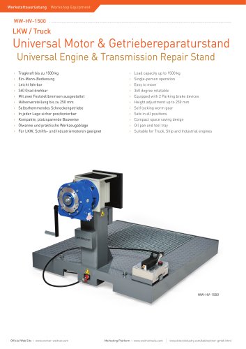 Universal Engine & Transmission Repair Stand - 1