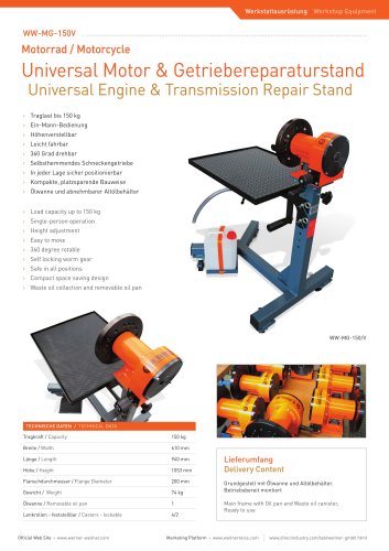 Universal Engine & Transmission Repair Stand - 3