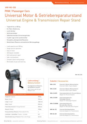 Universal Engine & Transmission Repair Stand - 5