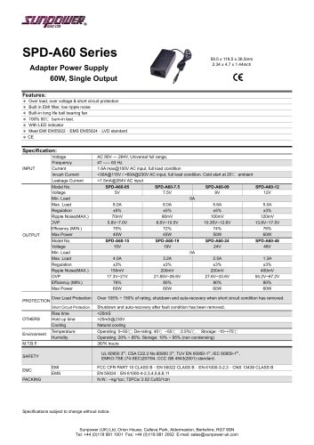 12.5W 5V 2A AC-DC Desktop Power Supply