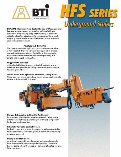 HFS Series Underground Scalers