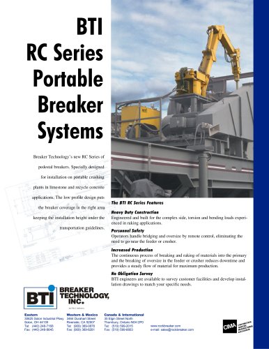 RC Series Portable Breaker Systems