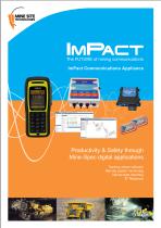 ImRact The FUTURE of mining communications ImPact Communications Appliance