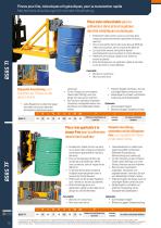 Gerbeur pour fûts électrique à timon-10