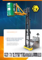 Gerbeur pour fûts électrique à timon-2