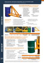 Gerbeur pour fûts électrique à timon-8