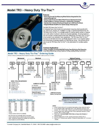 Model TR3 - Heavy Duty Tru-Trac