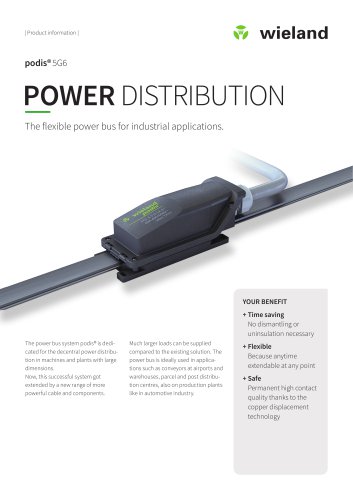 podis®5G6  POWER DISTRIBUTION