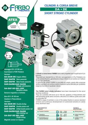 Catalogue Short stroke cylinders