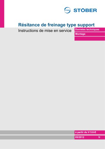 Résitance de freinage type support