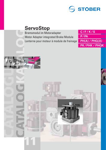 ServoStop motor adapter integrated brake module