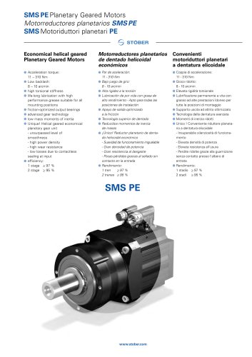 SMS PEPlanetary Geared Motors