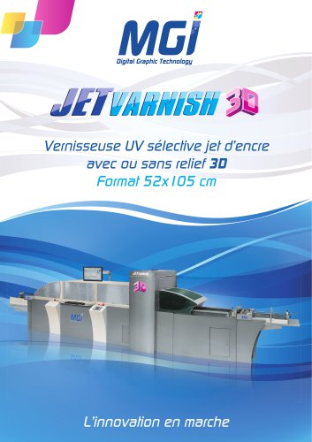 MGI JETvarnish 3D - Vernisseuse UV sélective