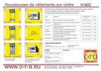 HOUSSEUSES DE VÊTEMENTS SUR CINTRES H602 - 2