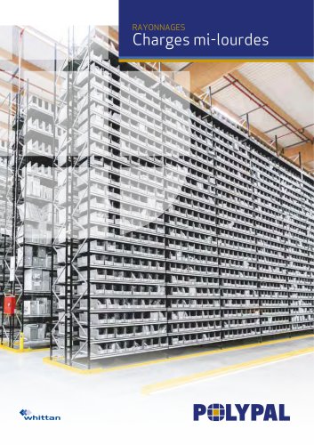 Rayonnages charges mi-lourds - Rayonnages de picking