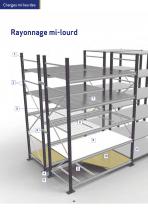 Rayonnages charges mi-lourds - Rayonnages de picking-8