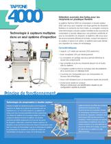 Taptone 4000 - Système d'inspection avancé des performances pour des récipients en plastique flexible des sachets verticaux et des tubes - 2